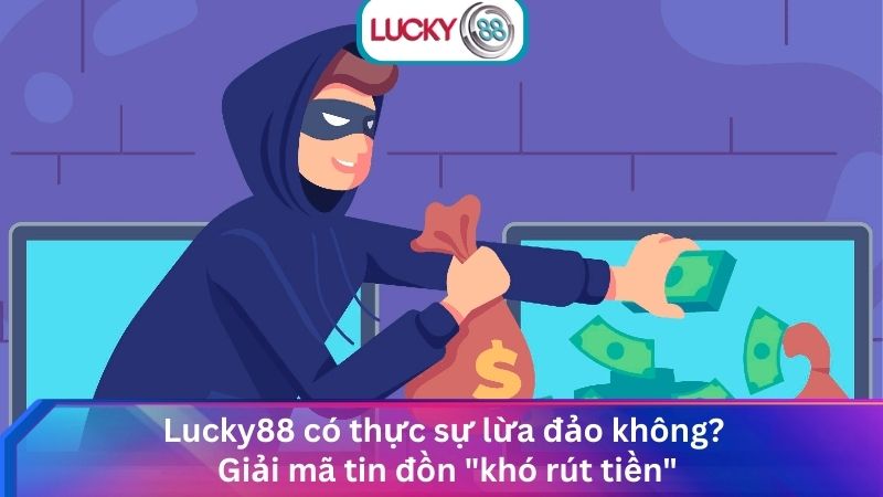 Sự Thật Về Lucky88 Không Cho Rút Tiền & Giải Pháp Chi Tiết 1 Lucky88 có thực sự lừa đảo không? Giải mã tin đồn "khó rút tiền"